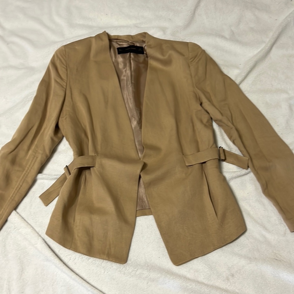 Zara linen blend blazer